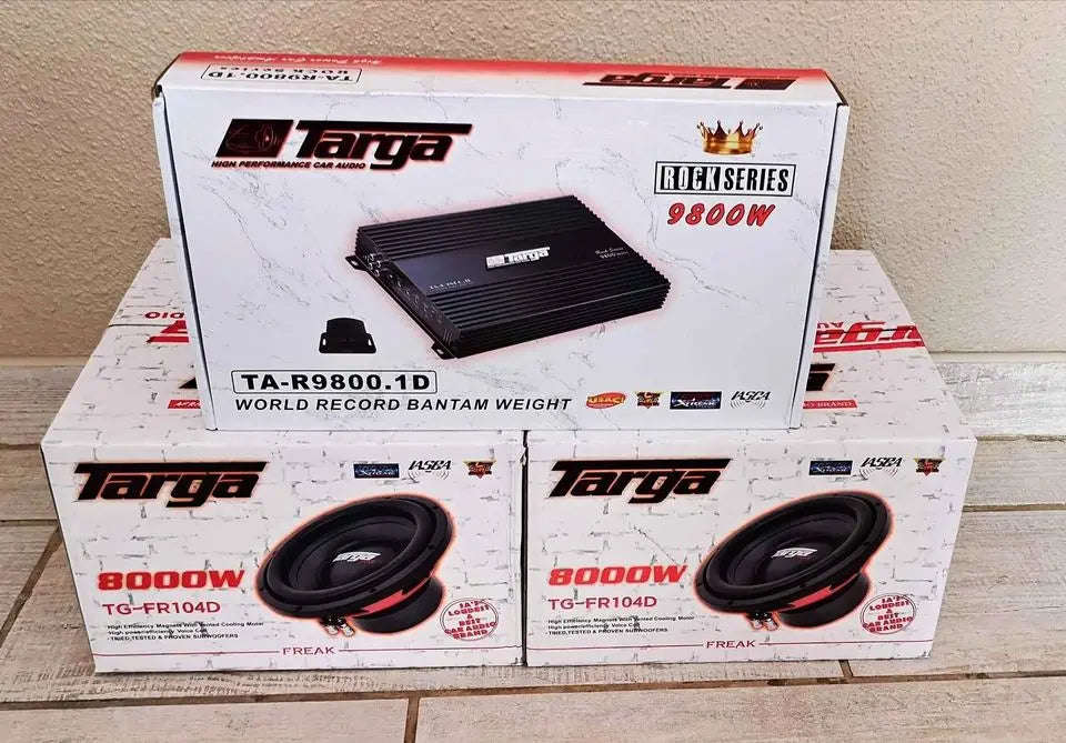 Dual 12 Inch Targa audio combo