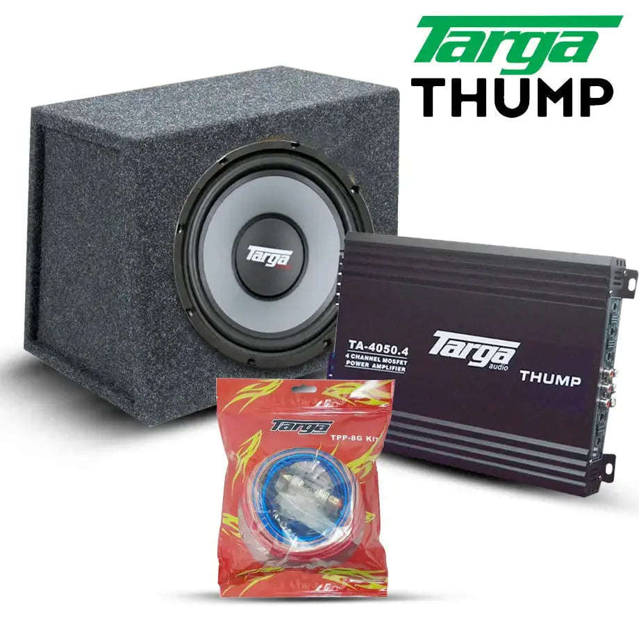 Targa Thump Audio Combo + Wiring Kit