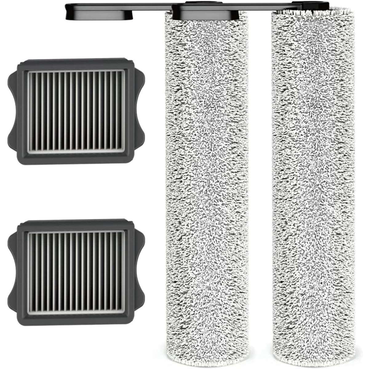 FLOOR ONE S5/iFLOOR 5 2x Replacement HEPA Filter Assembly, 2x Brush Roller