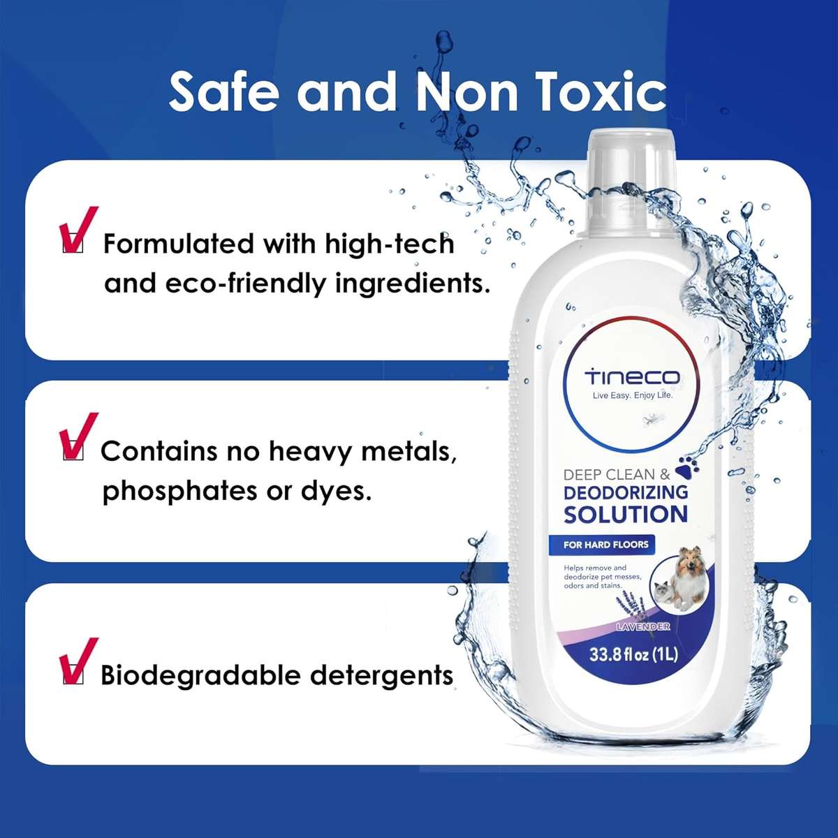 Liquid Cleaning Detergent Solution (Lavender) - 1L Bottle