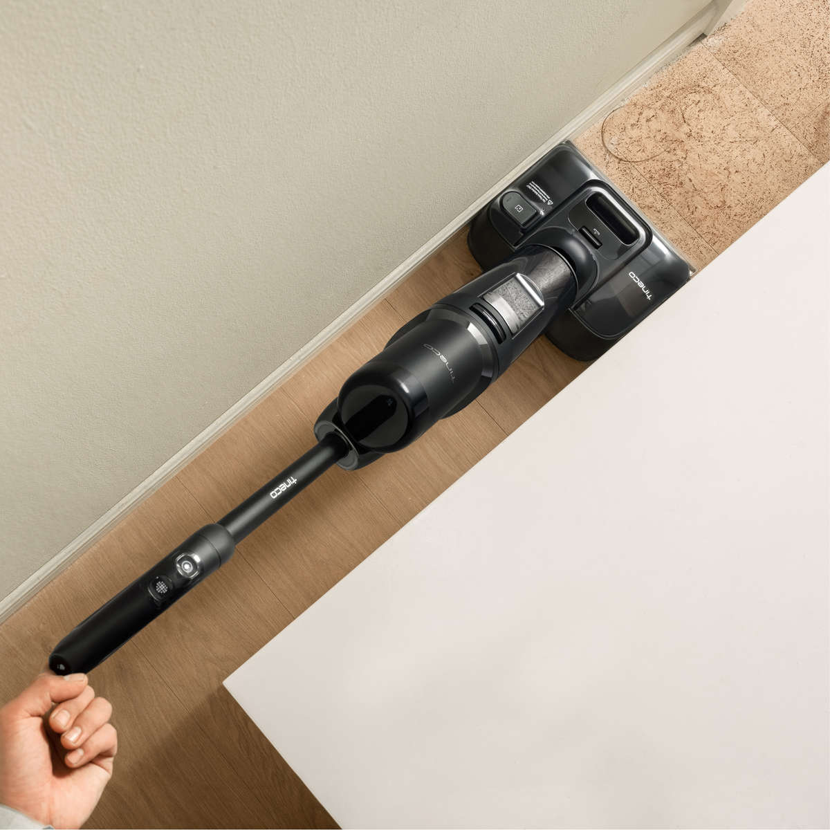 FLOOR ONE S7 Stretch - 50min, Smart 180° Lay Flat Wet Dry Cordless Vacuum Floor Washer & Mop Stick