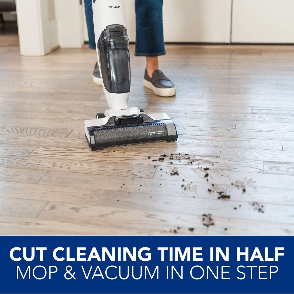 iFLOOR 2 - 22min, Wet Dry Cordless Vacuum Floor Washer & Mop Stick