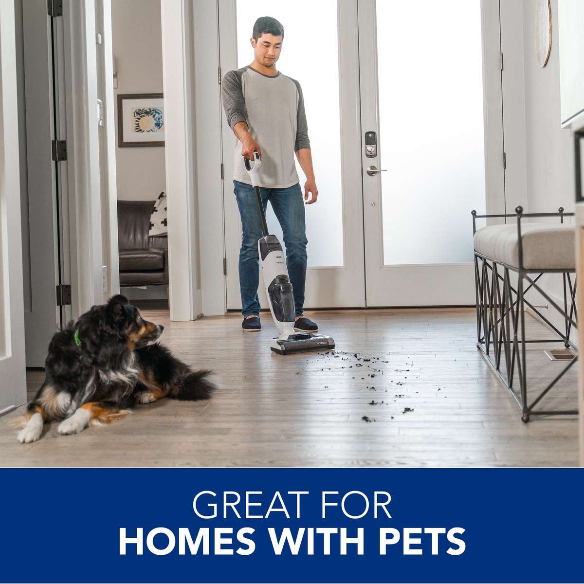 iFLOOR 2 - 22min, Wet Dry Cordless Vacuum Floor Washer & Mop Stick