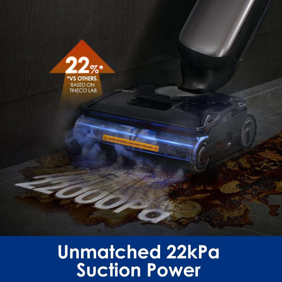 FLOOR ONE S9 Artist Steam - 75min, Smart 180° Lay Flat Wet Dry Cordless Vacuum Floor Washer & Mo...