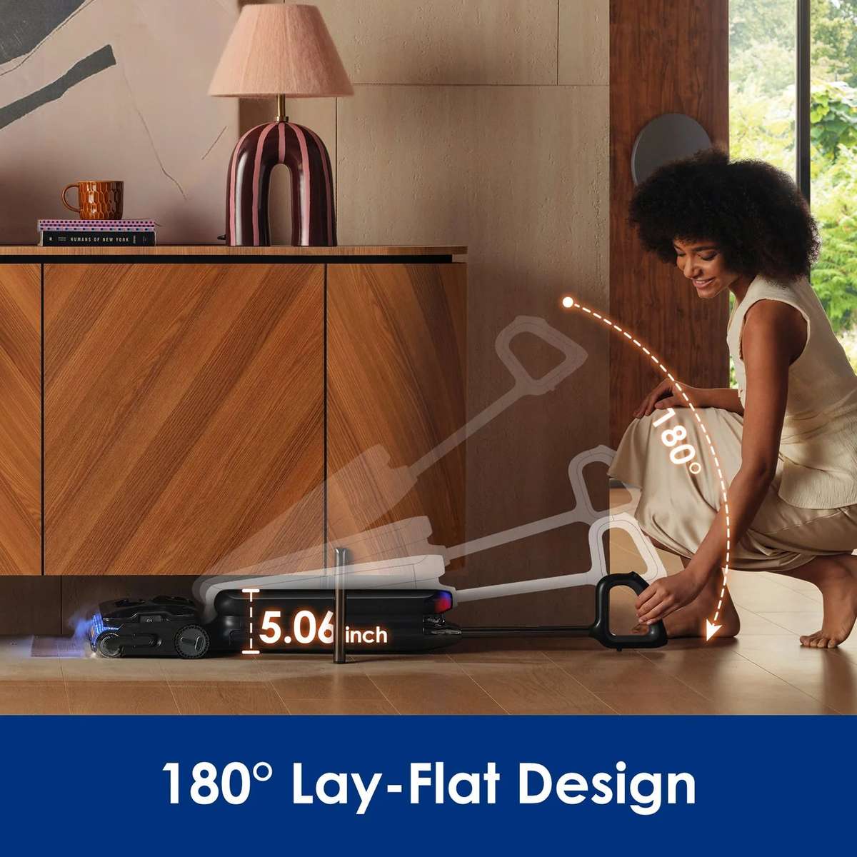 FLOOR ONE S9 Artist Steam - 75min, Smart 180° Lay Flat Wet Dry Cordless Vacuum Floor Washer & Mo...