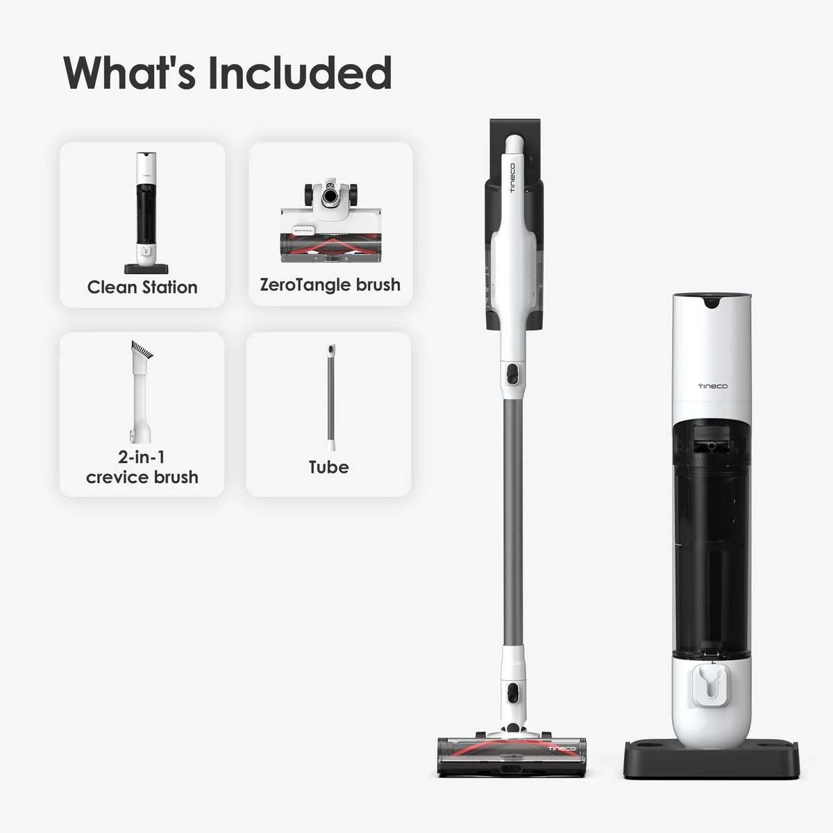 PURE ONE STATION 5 - Cordless Vacuum & Handvac Stick, 75 Min, 175W