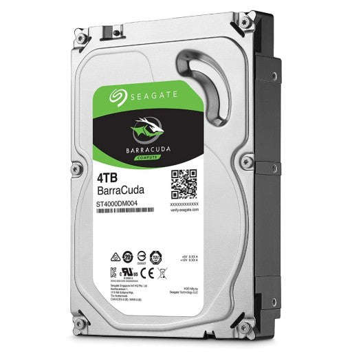 Seagate ST4000DM004 Barracuda 4TB 5400RPM SATA 6Gb/s 256MB Cache 3.5" Internal Hard Drive