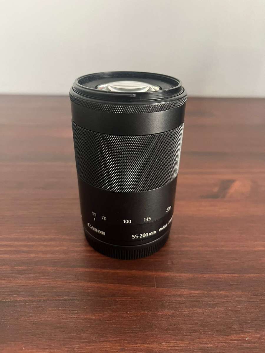 Canon EF-M 55-200mm f/4.5-6.3 IS STM lens - Used