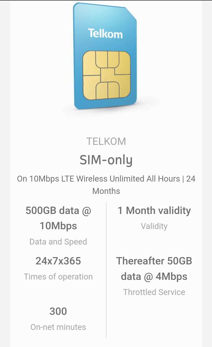 Telkom Uncapped LTE internet
