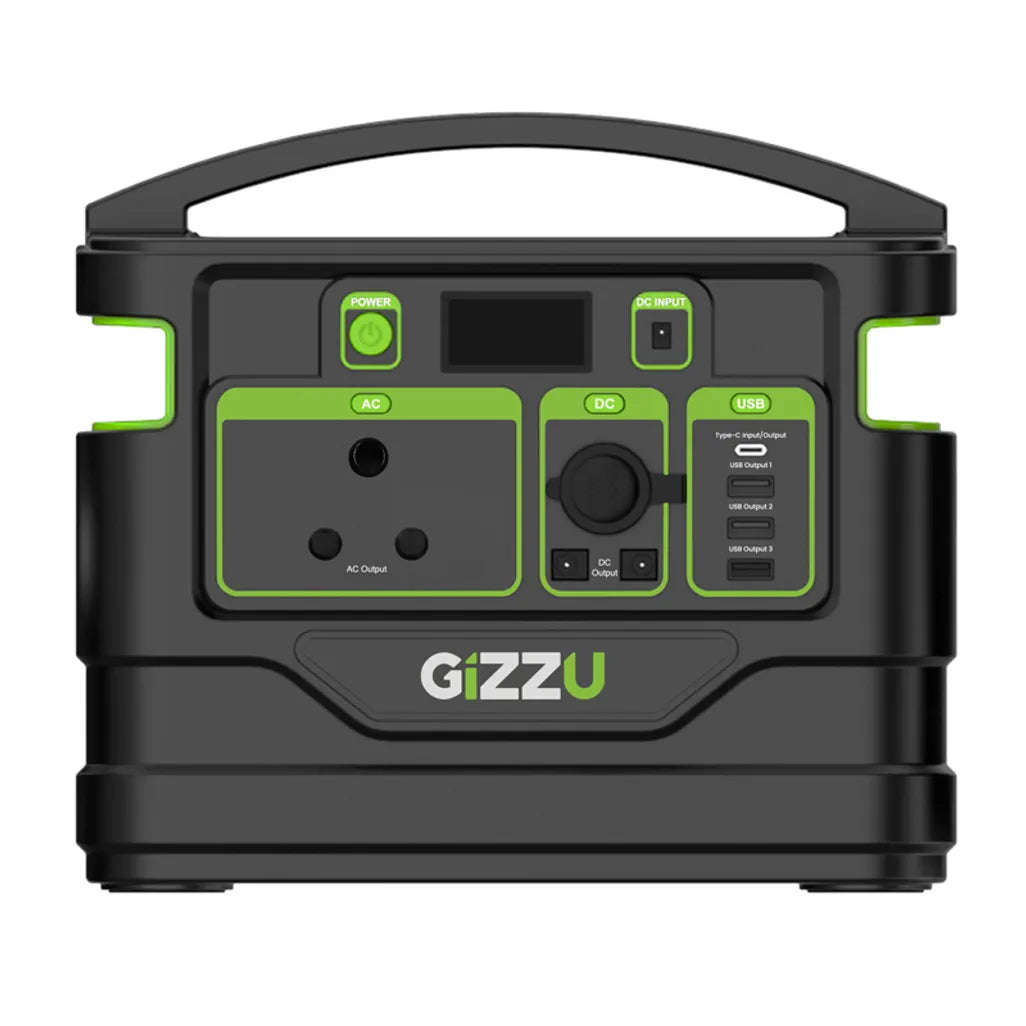 GIZZU 296WH PORTABLE POWER STATION 1 X 3 PRONG SA PLUG POINT