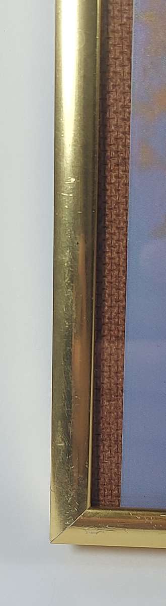 Beautiful vintage gilded metal frame