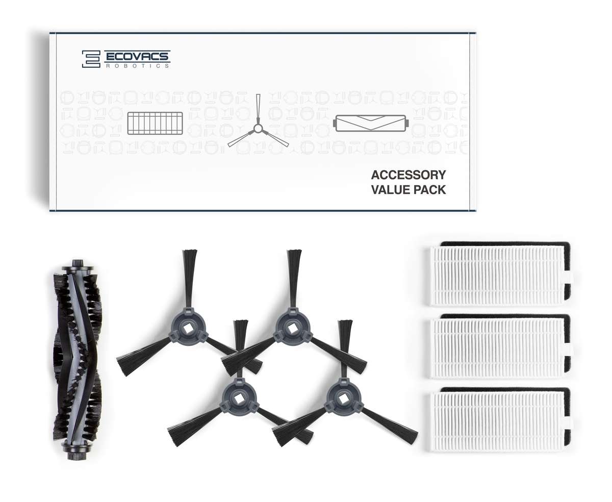 DEEBOT 500 Buddy Kit - 1 Main Brush, 4 Side Brush, 3 Filter/Sponge