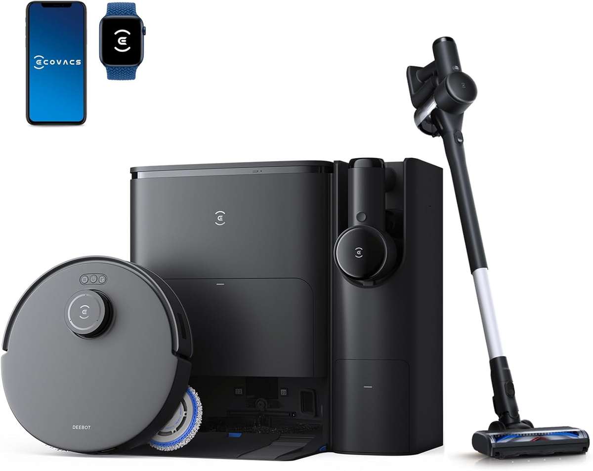 DEEBOT T30S COMBO COMPLETE Robot + Handheld Vacuum Stick & OMNI Station - 11000Pa, 290min Runtime