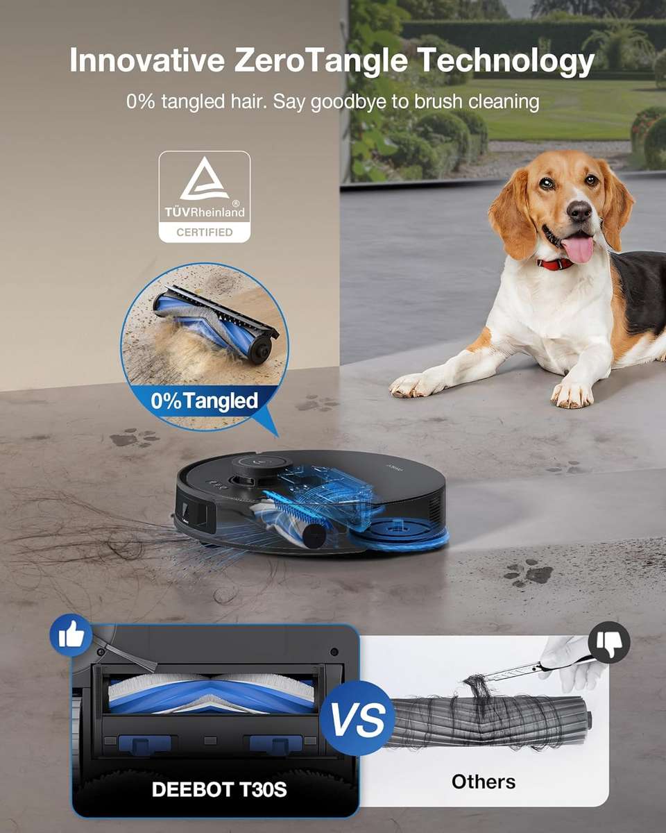 DEEBOT T30S COMBO COMPLETE Robot + Handheld Vacuum Stick & OMNI Station - 11000Pa, 290min Runtime