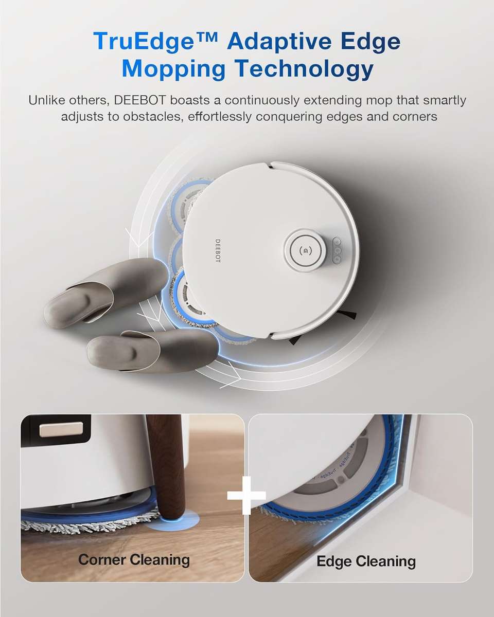 DEEBOT T30 PRO OMNI Robot Vacuum Cleaner - OMNI Station, 11000Pa Suction, 290min Runtime