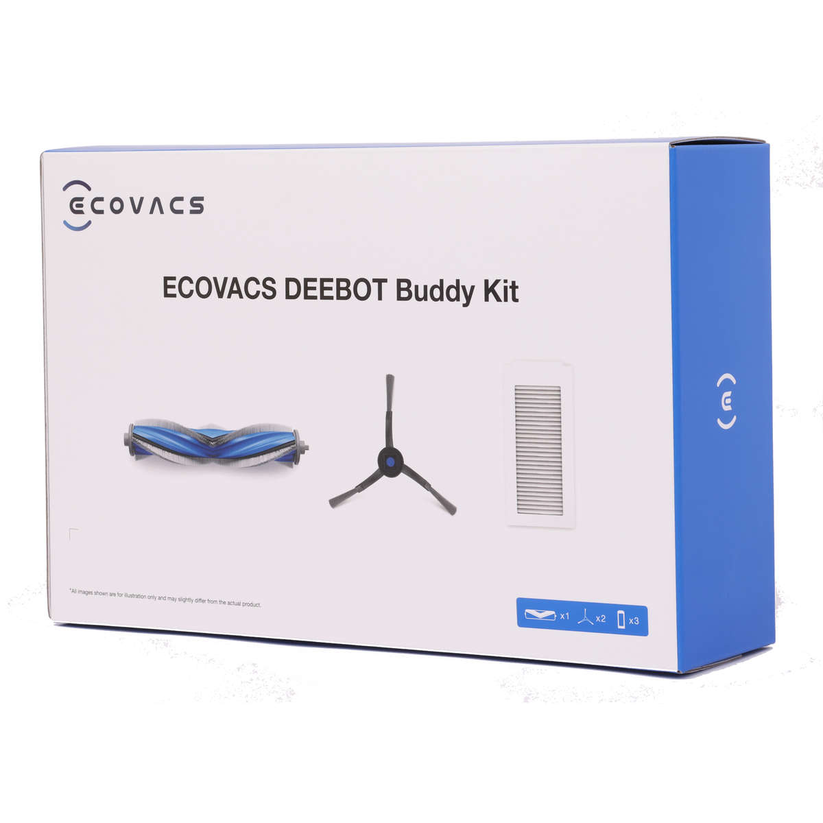 DEEBOT X5 PRO OMNI Buddy Kit - 2 Side Brushes, 1 Main Brush, 3 Filters