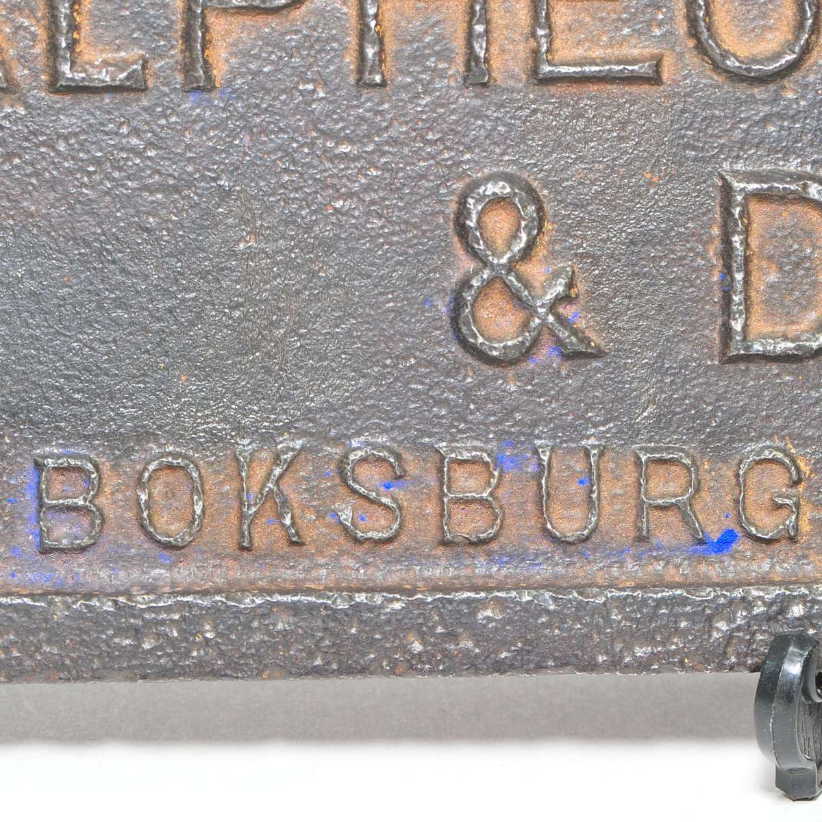 Alpheus Williams and Dowse Ltd Builders Plate - Boksburg 1960
