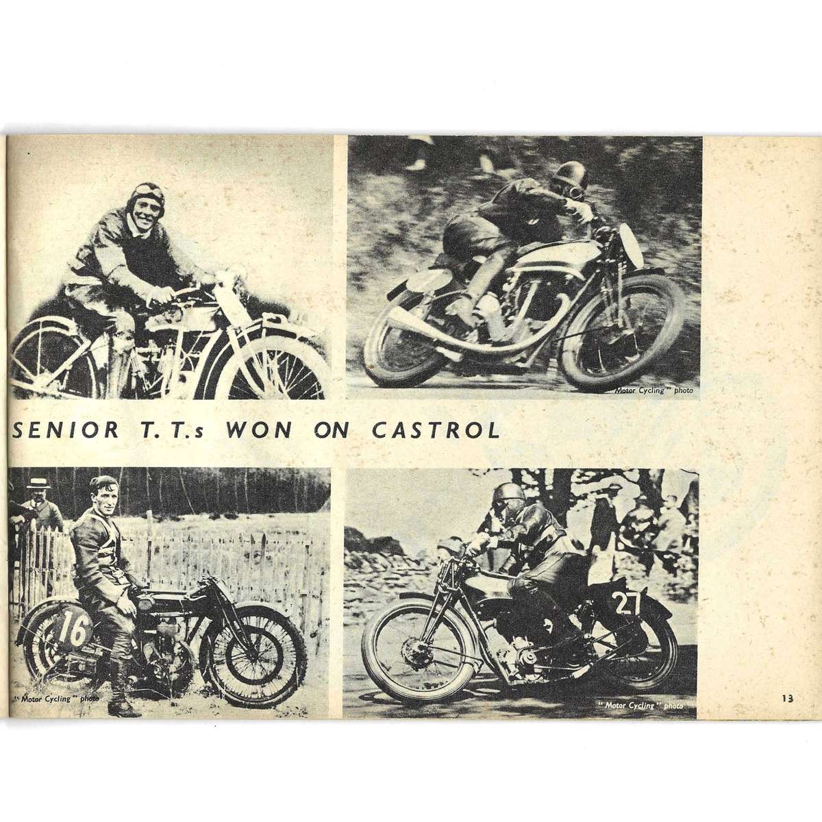 Castrol The First 50 Years Booklet - Vintage Company History