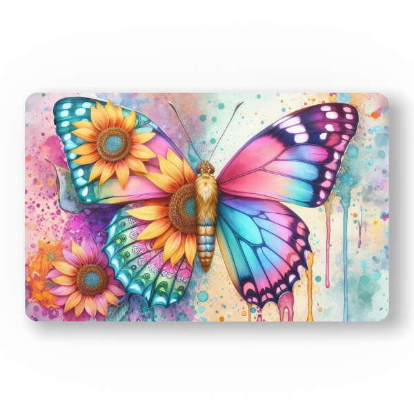 Color Splash Butterfly Mousepad