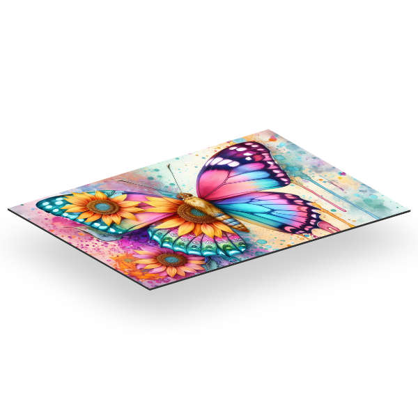 Color Splash Butterfly Mousepad