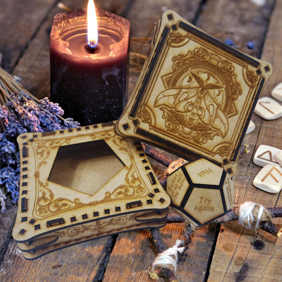 Lunar Moth Divination Dice