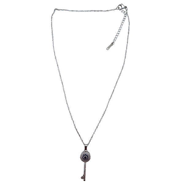 Mystic Key of Protection Evil Eye Necklace