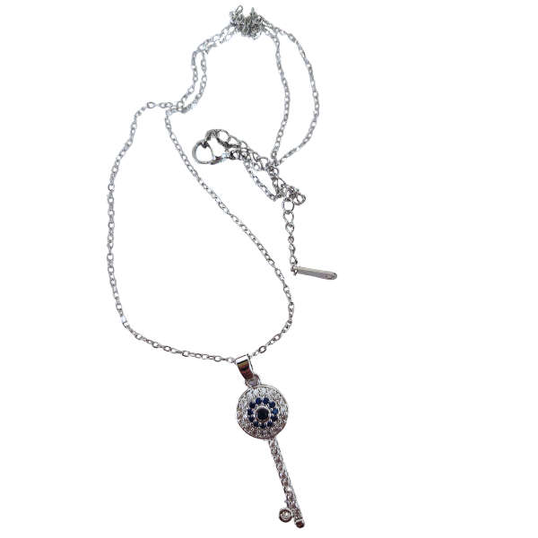 Mystic Key of Protection Evil Eye Necklace