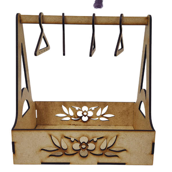 Wooden Trinket & Earring Display Stand