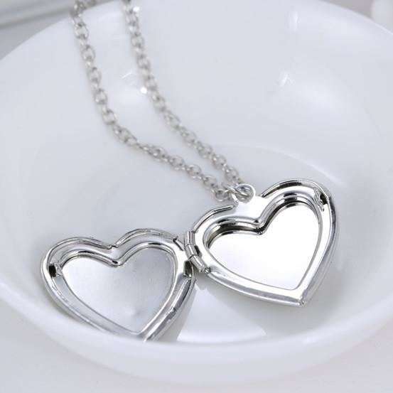 Heart Glowing Pendant Necklace Locket Style B-NH014