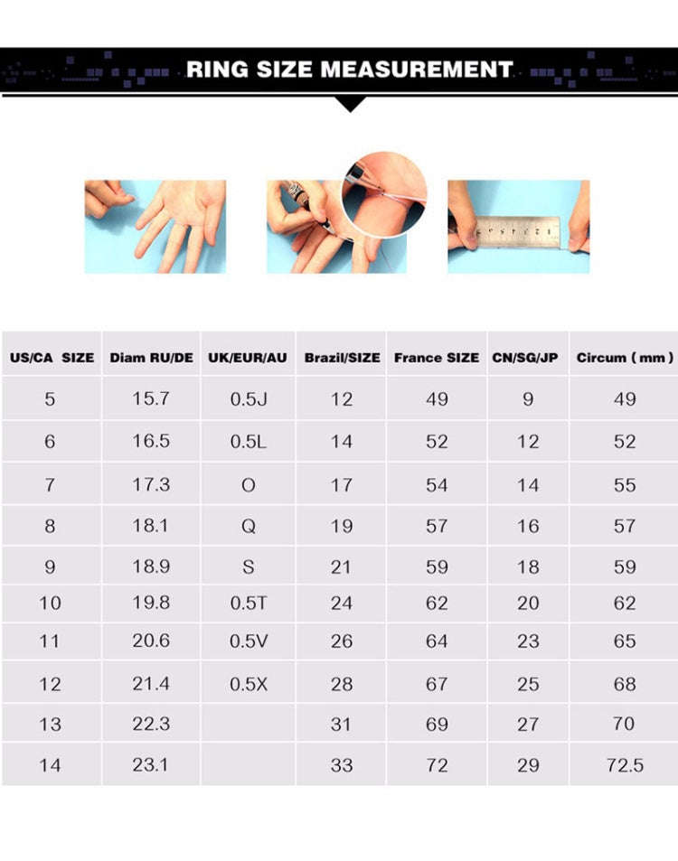 Men Luxurious Microencrusted Zircon Ring, Ring Size:12(Gold)