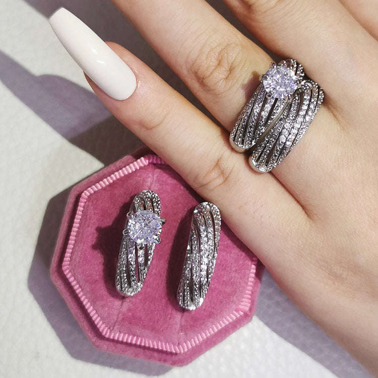 Women Vintage  Wedding Ring, Size:9