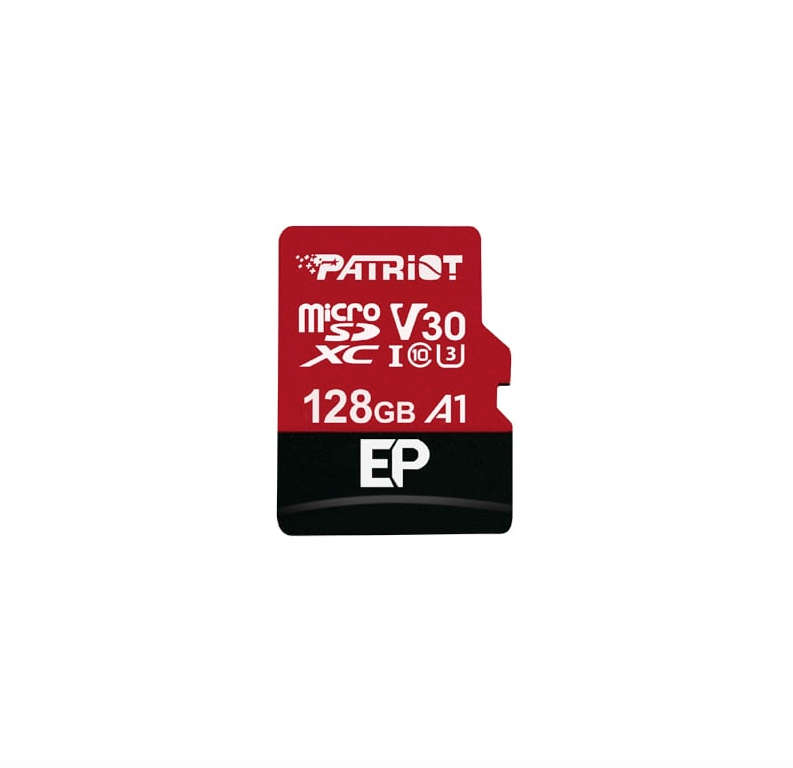 Patriot EP V30 A1 128GB Micro SDXC Card + Adapter