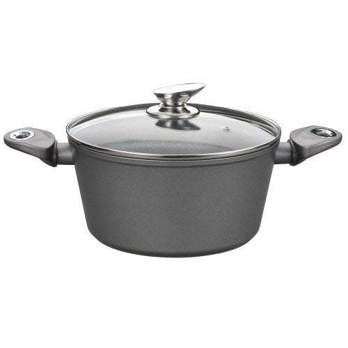 Blaumann ( Hungary ) - Casserole with lid (20cm) , Gray Granit Line