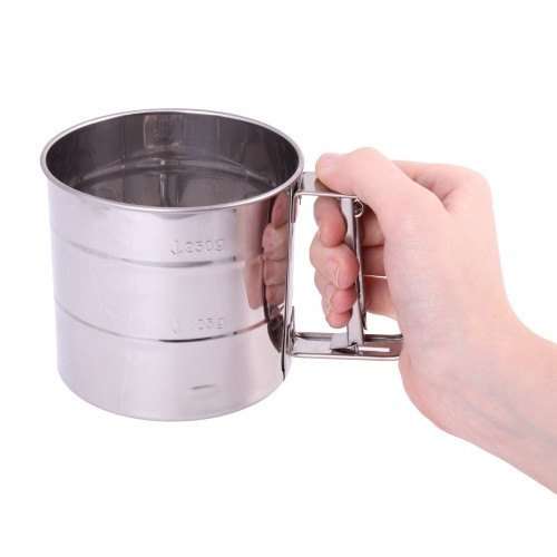 Blaumann (Hungary) Flour - Sugar Sifter ( Bakers Favorite ) Bake in Style! One-handed Operation -...