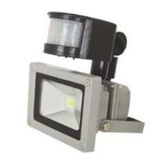 10Watt LED with Motion Sensor Floodlight - Grey