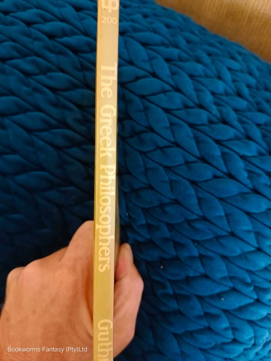 The Greek Philosophers by W.K.C. Guthrie