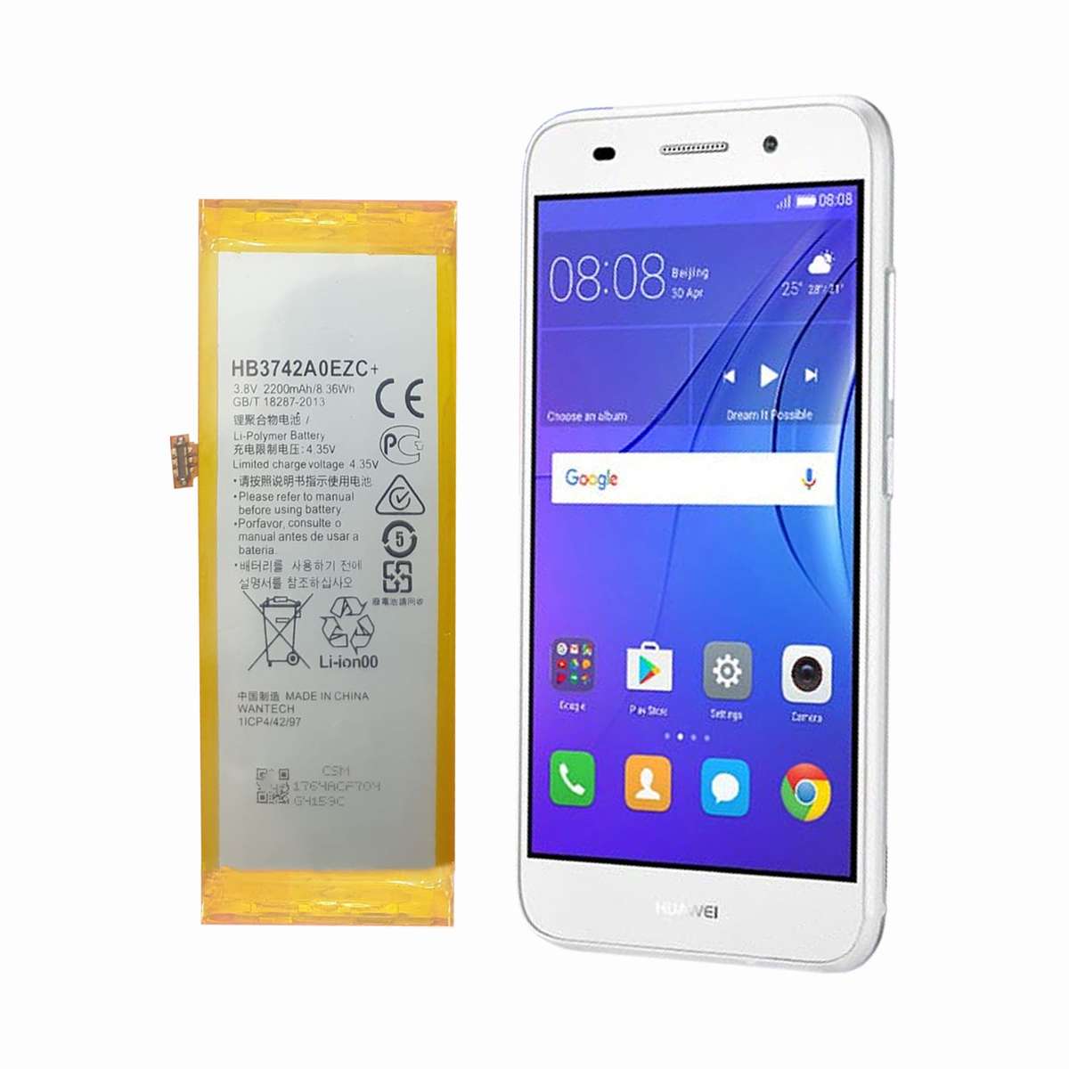 Replacement Battery For Huawei Y3 (2017)