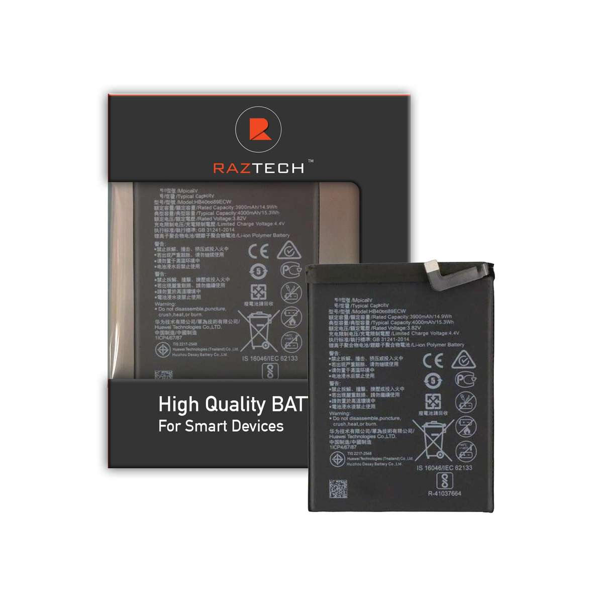 Replacement Battery For Huawei Y7 Y9 2019 Prime HB406689ECW