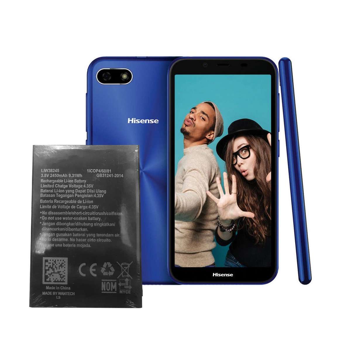 Raz Tech Replacement Battery for Hisense E6: F16: E7 (LIW38245)