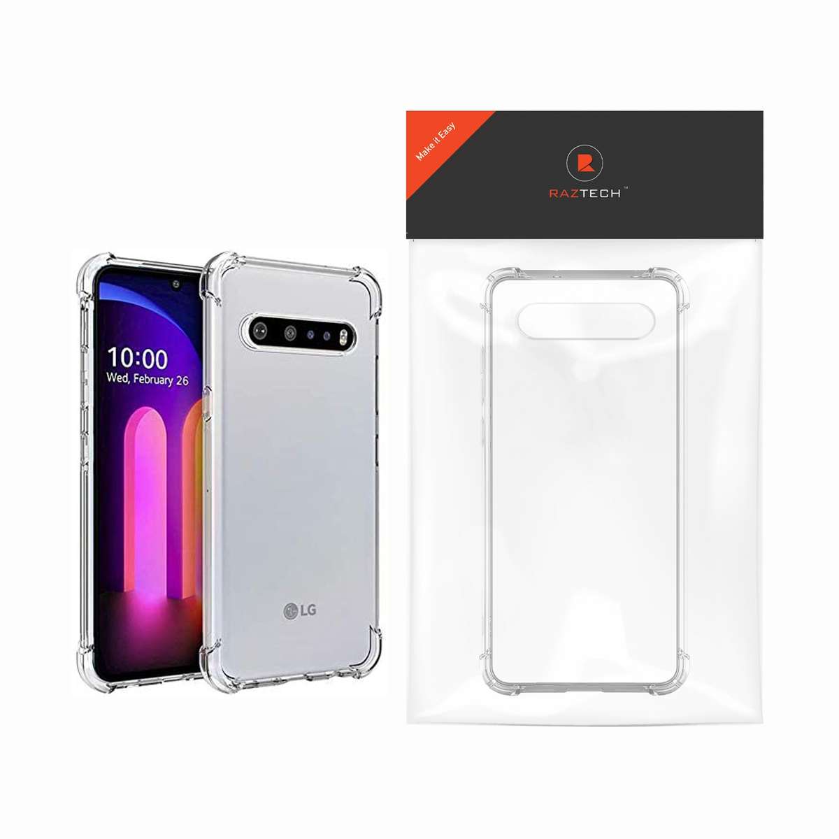Protective Shockproof Gel Case for LG V60 ThinQ 5G (2020)