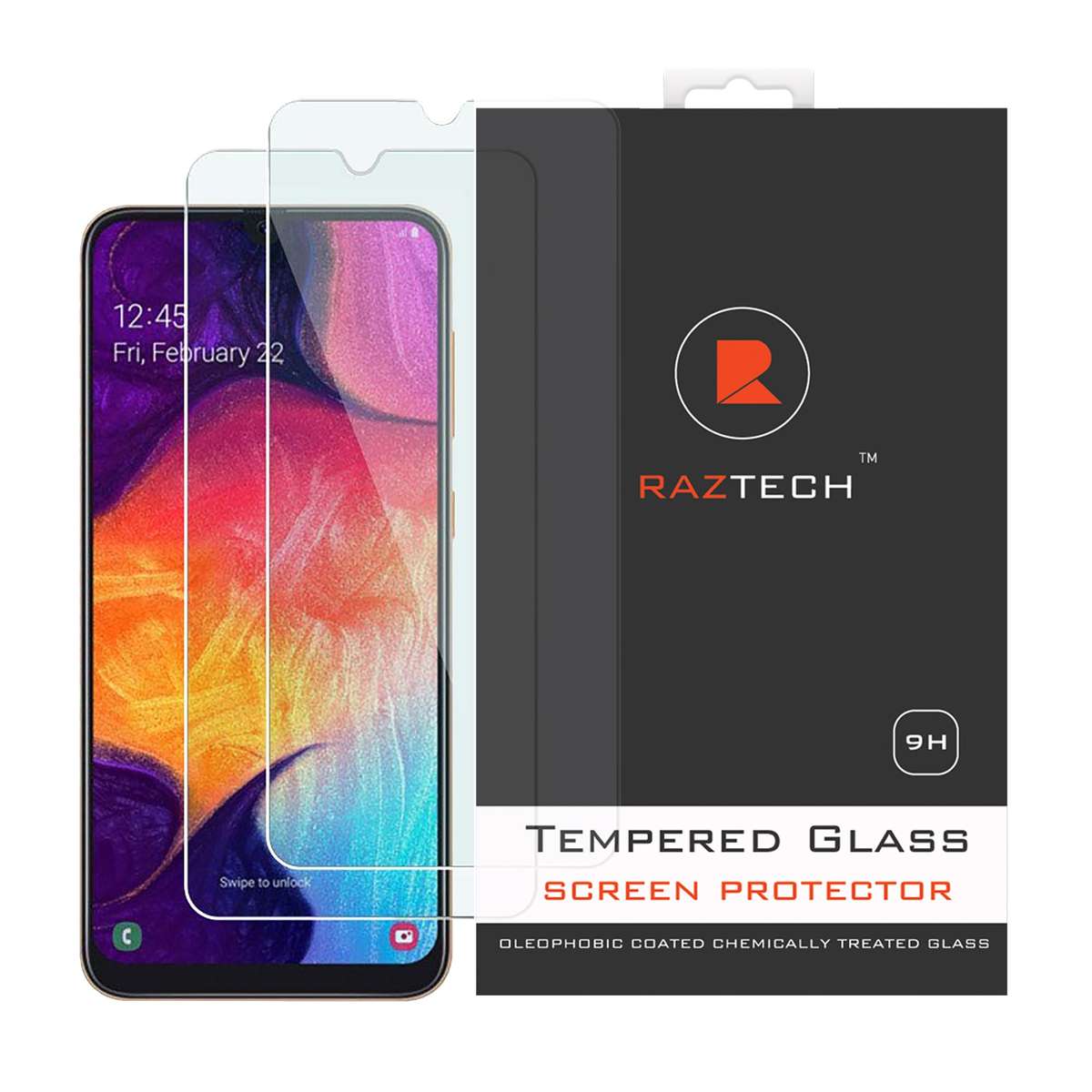 Tempered Glass Screen Protector for Samsung Galaxy A30s (Pack of 2)