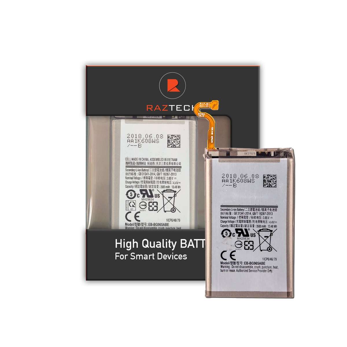 Replacement Battery for Samsung Galaxy S9+/Plus G965F