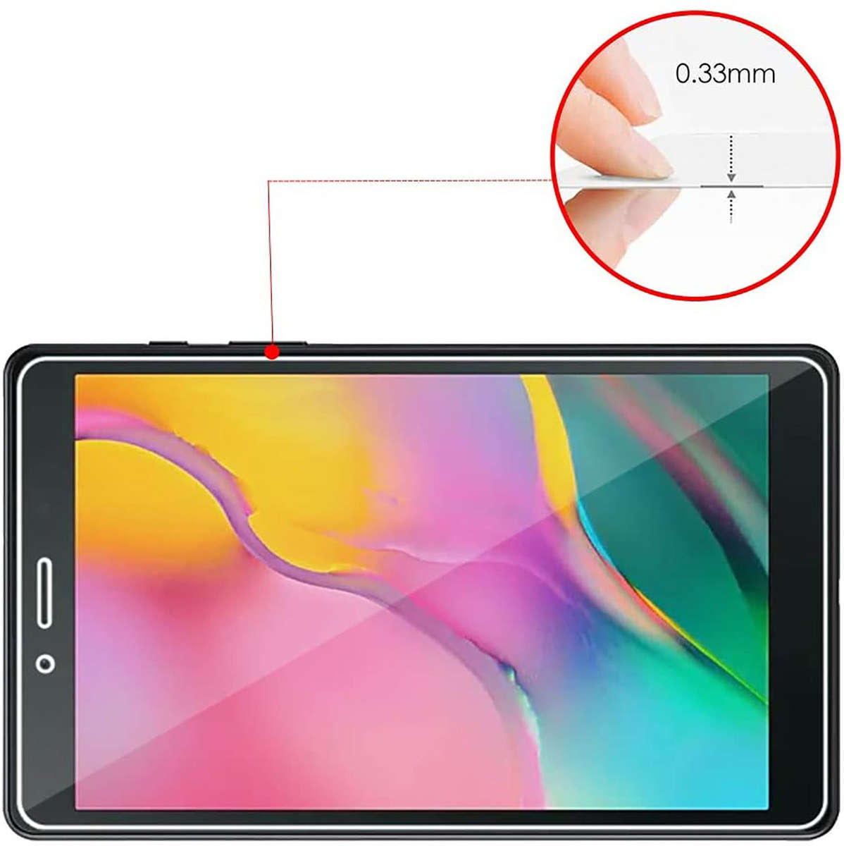 Tempered Glass Screen Protector for Samsung Galaxy T290/T295