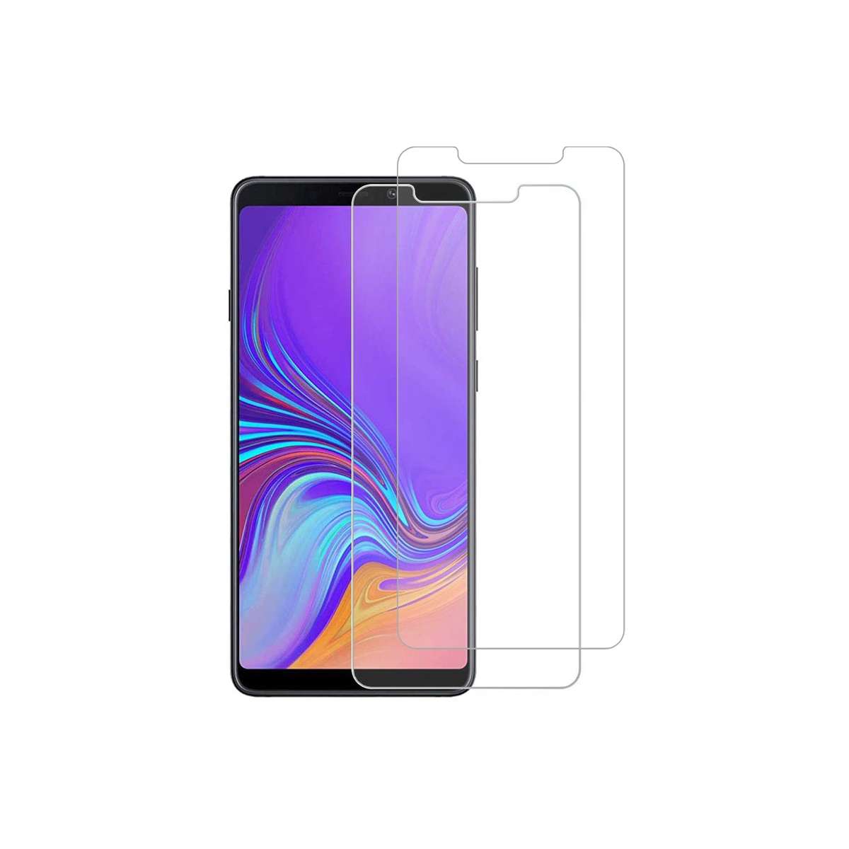 Raz Tech Tempered Glass for Samsung Galaxy A9 (2018) SM-A920F ( Pack of 2 )