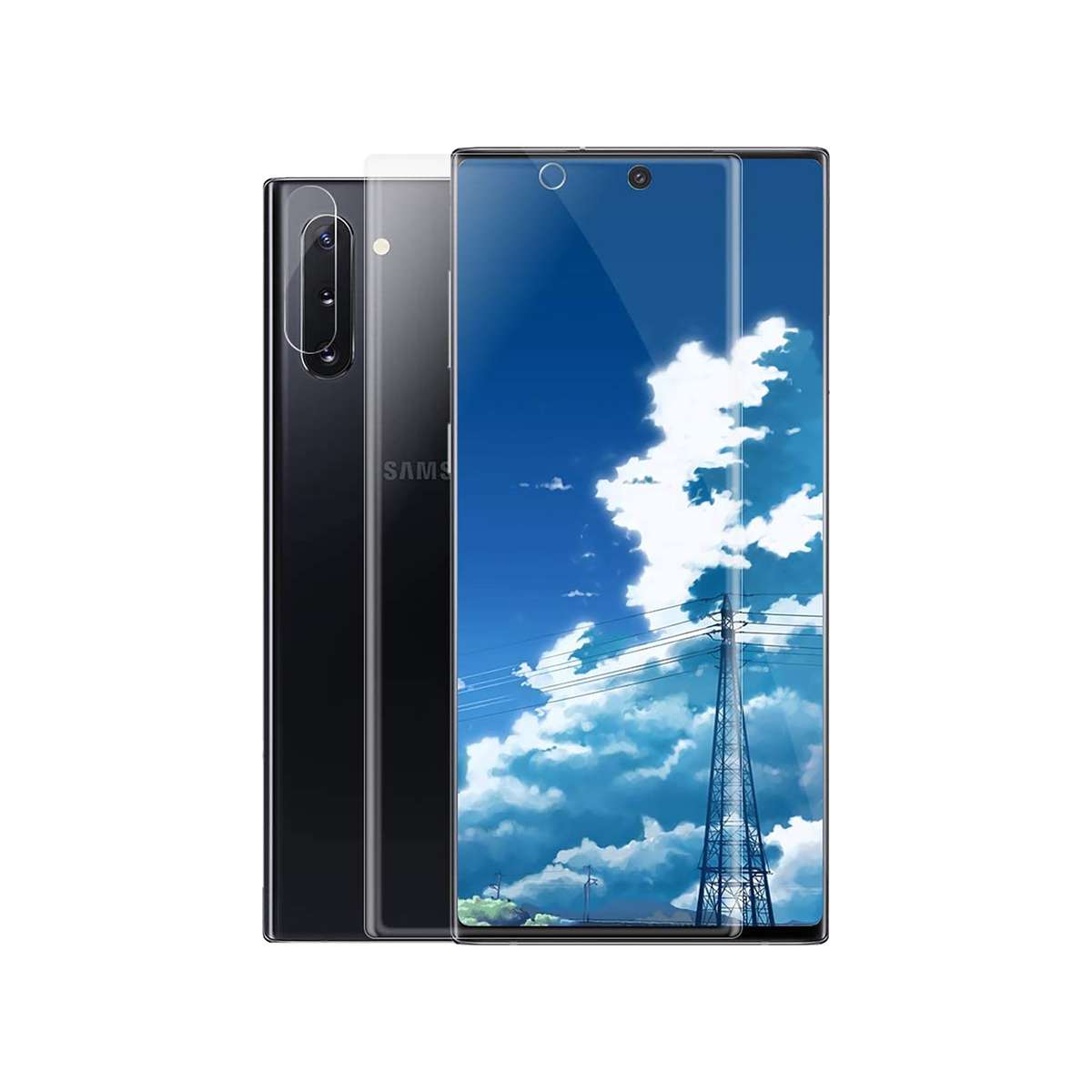 Raz Tech Full Cover Tempered Glass for Samsung Galaxy Note 10 Plus SM-N975F