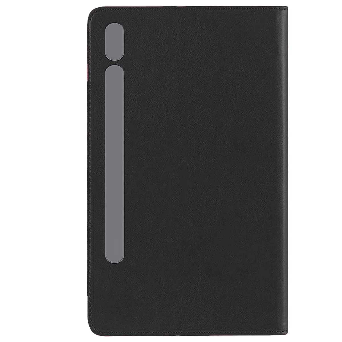 Leather Tablet Flip Case for Samsung Galaxy Tab S7 T870 / T875 - Black