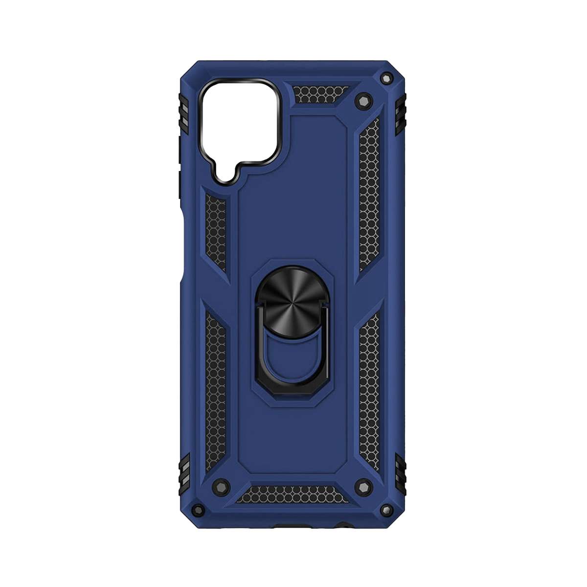 Shockproof Armor Stand Case for Samsung Galaxy A12 - Blue