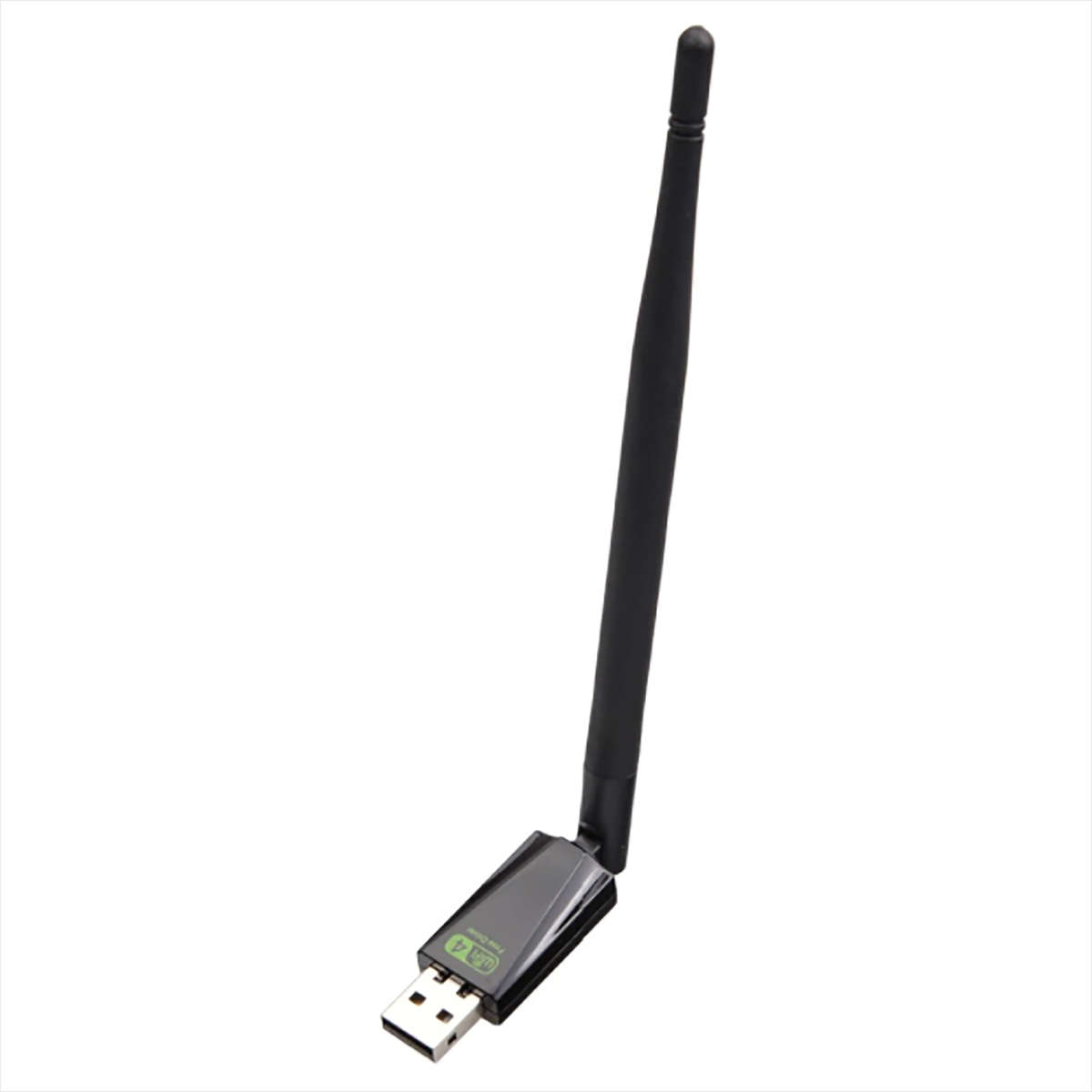 Mini Wi-Fi Adapter 150Mbps Antenna PC Laptop USB Wi-Fi Receiver - Black