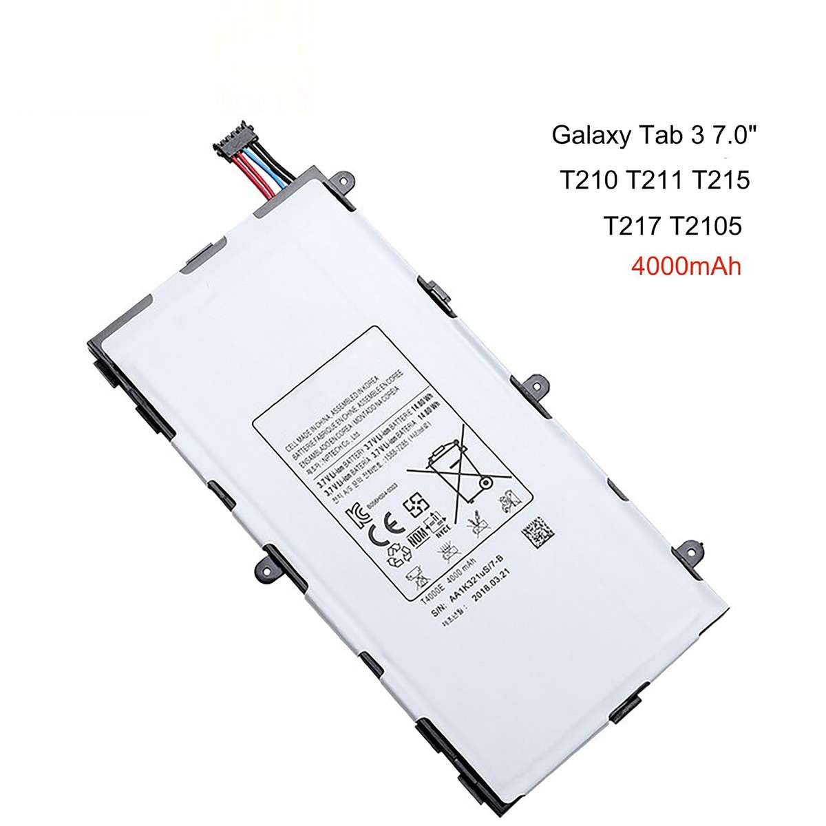 Replacement Battery for Samsung Galaxy Tab 3 7.0 P3200 & T211/T210