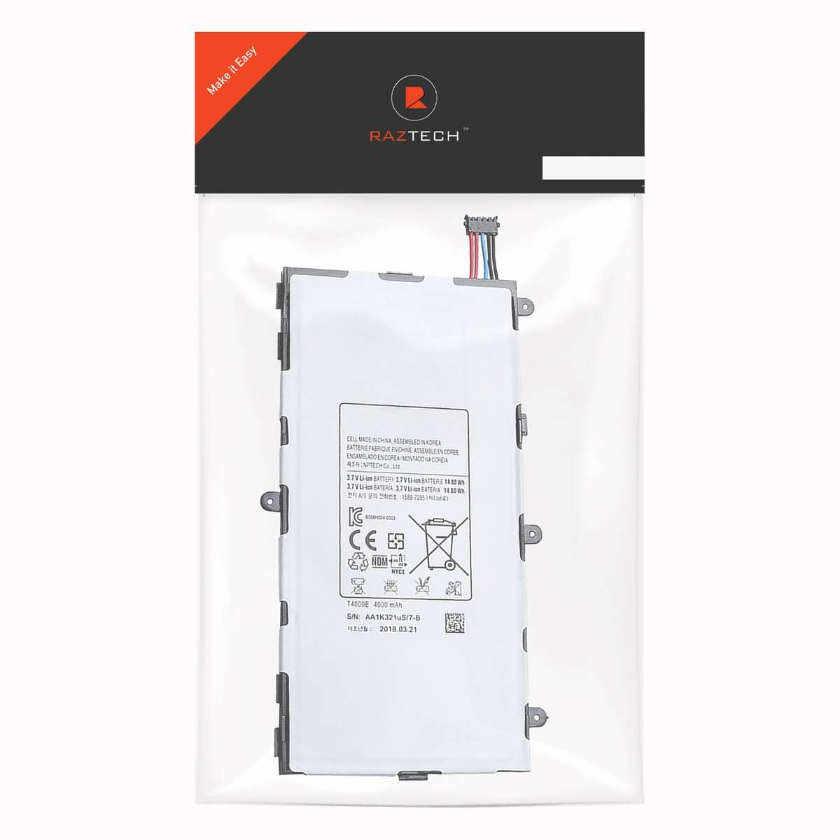 Replacement Battery for Samsung Galaxy Tab 3 7.0 P3200 & T211/T210